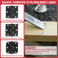 📐 Hinge Mortise Jig Kit – Adjustable, Durable Aluminum & Easy Clamping 🔩