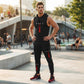 🎉 LIMITED TIME 50% OFF! 💪 Men's Sleeveless Hoodie and Pants Two-Piece Sports Set – Breathable Blended Fabric & Elastic Drawstring Waist 🔥