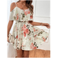 🎉 LIMITED TIME 50% OFF! 🌸 Boho Floral Sundress – Cold Shoulder Design & Ruffle Trim Details 🌼