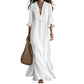 📢 LIMITED TIME 50% OFF! ⏰ Women Ruffle V-Neck Tiered Maxi Dress – Breezy Comfort & Feminine Charm 🌸
