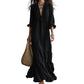 📢 LIMITED TIME 50% OFF! ⏰ Women Ruffle V-Neck Tiered Maxi Dress – Breezy Comfort & Feminine Charm 🌸