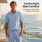 🔥 Pro-Favorite Men's Casual Linen Blend Shirt and Pants Set – Linen Blend – Breathable ☀️