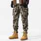 🎉 LIMITED TIME 50% OFF! 👖 Men's Camouflage Cuffed Casual Cargo Pants – Elastic Jogger Fit & Multi-Pocket Design 🌿