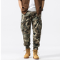 🎉 LIMITED TIME 50% OFF! 👖 Men's Camouflage Cuffed Casual Cargo Pants – Elastic Jogger Fit & Multi-Pocket Design 🌿