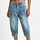 🎉 LIMITED TIME 50% OFF! 👖 Women's Capri Denim Jeans – High Waist Cropped, Pleated Hem & Slim Fit Vintage Style ✨