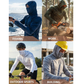 📢 LIMITED TIME 50% OFF! ⏰ Men's 5-Pack UV Protection Hooded Sun Shirts – All-in-One Design & Breathable Milk Silk ☀️