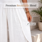 🎉 LIMITED TIME 50% OFF! 🌸 Women Summer Casual Smocked Waist Loose Fit Split Palazzo Pants – Airy Movement & Graceful Drape ☀️