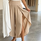 🎉 LIMITED TIME 50% OFF! 🌸 Women Summer Casual Smocked Waist Loose Fit Split Palazzo Pants – Airy Movement & Graceful Drape ☀️