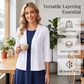 🎉 LIMITED TIME 50% OFF! ✨ Women's 3/4 Sleeve Open Front Cardigan – Light Casual Knit Outerwear & Soft Premium Blend 🤎