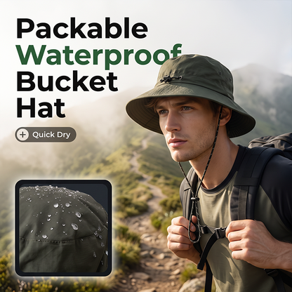 🎉 LIMITED TIME 50% OFF! 🪣 Viral Packable Bucket Hat – Waterproof, UPF 50+ & Folds into Compact Pouch ✨