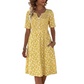 🎉 LIMITED TIME 50% OFF! 🔥 Women's Casual V-Neck Print Dress with Pockets – Floral Design & Functional Side Pockets 🌸