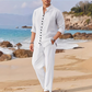🔥 Pro-Favorite Men's Minimalist Casual Shirt and Pants Set – Blended Material – Breathable ☀️