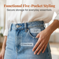 🎉 LIMITED TIME 50% OFF! 👗 Women Slim Fit Stretchy Denim Mini Skirt – Ultra-Stretch Premium Blend & Sculpting High-Rise 🌸