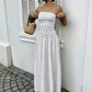🎉 LIMITED TIME 50% OFF! 💞 Women's Off-Shoulder Polka Dot Dress – Timeless Charm & Defined Waist, 46K+ Sold! 🌸