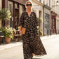 🎉 LIMITED TIME 50% OFF! 💞 Leopard Print Oversized Maxi Shirt Dress – Wild Elegance Meets Comfort, 78K+ Sold! 🐆