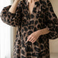 🎉 LIMITED TIME 50% OFF! 💞 Leopard Print Oversized Maxi Shirt Dress – Wild Elegance Meets Comfort, 78K+ Sold! 🐆