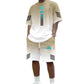 🎉 LIMITED TIME 50% OFF! 👕 Men's Summer T-Shirt & Shorts Two-Piece Set – Gradient Design & Breathable Fabric ☀️