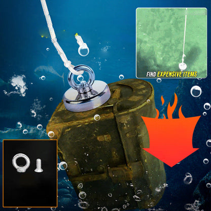 📢📢50% OFF !! ⏰Deep-water Magnetic Salvage Magnet Set – Uncover Hidden Treasures 🌸