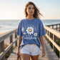 🌿 LIMITED TIME 50% OFF! 👚 Daisy Print Washed Tee – Breathable Blend & Effortless Fit ☁️