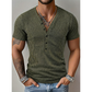 🎉 LIMITED TIME 50% OFF! 👕 Breathable T-Shirt – Classic V-Neck Henley Design & Premium Polyester Fabric 💪