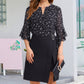 🎉 LIMITED TIME 50% OFF! 👚 Women's 3/4 Sleeve Chiffon Blouse – Elegant V-Neck & Lightweight Business Casual Top 🌸