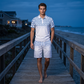 🔥 Pro-Favorite Men's Casual Short Sleeve Top & Shorts Set – Polyester – Breathable ☀️
