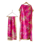 🔥Women's Printed Shawl & Maxi Dress Set – Polyester – Ethnic-Inspired Print & Versatile 2-in-1 Design for Casual & Formal Wear 🌸