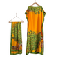 🔥Women's Printed Shawl & Maxi Dress Set – Polyester – Ethnic-Inspired Print & Versatile 2-in-1 Design for Casual & Formal Wear 🌸