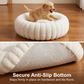 🐾 50% OFF! ✨ Cloud-Like Ultra Soft Plush Round Calming Pet Bed – Raised Rim Donut Design, Deep-Filled Orthopedic Cushioning & Durable Stitching – Warm Cozy Joint Relief for Cats & Dogs of All Sizes 🛏️