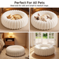 🐾 50% OFF! ✨ Cloud-Like Ultra Soft Plush Round Calming Pet Bed – Raised Rim Donut Design, Deep-Filled Orthopedic Cushioning & Durable Stitching – Warm Cozy Joint Relief for Cats & Dogs of All Sizes 🛏️