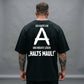 🔥 Pro-Favorite Men's Short-Sleeved T-Shirt with Back Lettering Print – Premium Blend – Breathable 🎯
