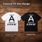 🔥 Pro-Favorite Men's Short-Sleeved T-Shirt with Back Lettering Print – Premium Blend – Breathable 🎯