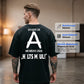 🔥 Pro-Favorite Men's Short-Sleeved T-Shirt with Back Lettering Print – Premium Blend – Breathable 🎯