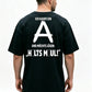 🔥 Pro-Favorite Men's Short-Sleeved T-Shirt with Back Lettering Print – Premium Blend – Breathable 🎯