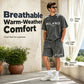 🔥 Pro-Favorite Men's Casual T-Shirt and Shorts Set – Cotton Blend – Breathable ☀️
