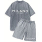 🔥 Pro-Favorite Men's Casual T-Shirt and Shorts Set – Cotton Blend – Breathable ☀️