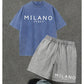🔥 Pro-Favorite Men's Casual T-Shirt and Shorts Set – Cotton Blend – Breathable ☀️