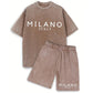🔥 Pro-Favorite Men's Casual T-Shirt and Shorts Set – Cotton Blend – Breathable ☀️