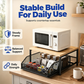 📢 LIMITED TIME 50% OFF + FREE SHIPPING! ⏰ 2-Tier Kitchen Microwave Stand with Slide-Out Drawer – Heavy-Duty Countertop Shelf ✨