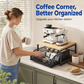 📢 LIMITED TIME 50% OFF + FREE SHIPPING! ⏰ 2-Tier Kitchen Microwave Stand with Slide-Out Drawer – Heavy-Duty Countertop Shelf ✨