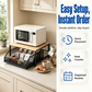 📢 LIMITED TIME 50% OFF + FREE SHIPPING! ⏰ 2-Tier Kitchen Microwave Stand with Slide-Out Drawer – Heavy-Duty Countertop Shelf ✨