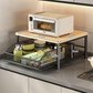 📢 LIMITED TIME 50% OFF + FREE SHIPPING! ⏰ 2-Tier Kitchen Microwave Stand with Slide-Out Drawer – Heavy-Duty Countertop Shelf ✨