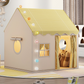 🏰 50% OFF! ✨ Children's Indoor Play Tent Castle – Cozy Gingham Playhouse with Fairy Lights, Sturdy Anti-Collapse Metal Frame & Breathable Mesh Windows – Extra-Spacious 47.2"×41.3"×50.4" Walk-In Design for Reading Nook & Pretend Play 🧸