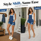🎉 LIMITED TIME 50% OFF! 👖 Women's Casual Denim Short Overalls – Relaxed Fit Pocket Style 💙