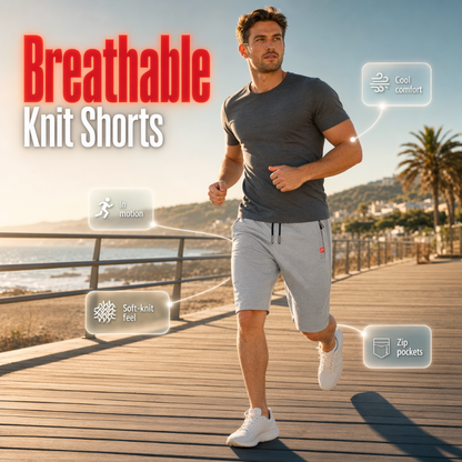 🔥 Pro-Favorite Men's Casual Drawstring 3/4 Shorts – Premium Blend – Breathable ☀️