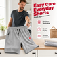 🔥 Pro-Favorite Men's Casual Drawstring 3/4 Shorts – Premium Blend – Breathable ☀️