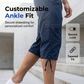 🔥 Pro-Favorite Men's Multi-Pocket Capri Pants – Premium Blend – Breathable 🎯