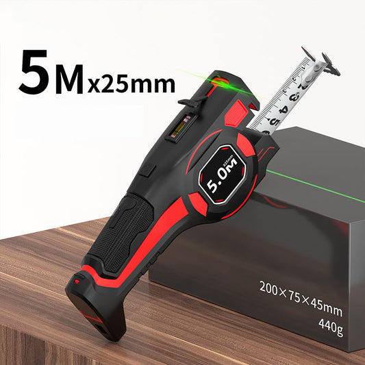 🔥Pro-Favorite🔥2-in-1 Tape Measure with Laser Guide