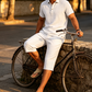 🔥 Pro-Favorite Men's Summer Shirt & Crop Pants Set – Polyester – Breathable ☀️