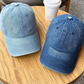 🔥 Pro-Favorite Unisex Washed Denim Baseball Cap – Denim Cotton Blend – Breathable 🧢